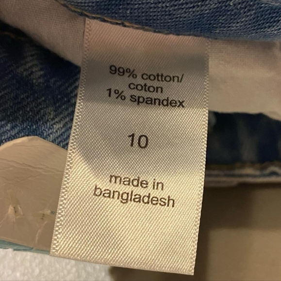 Maurices M Jeans Women's Size 10 25" Cropped Straight High Rise Comfort Stretch - Picture 6 of 7